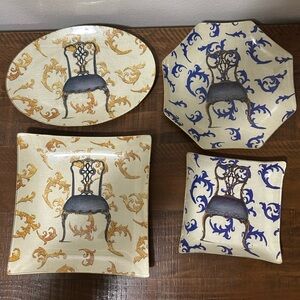 Decorative plates chair designs